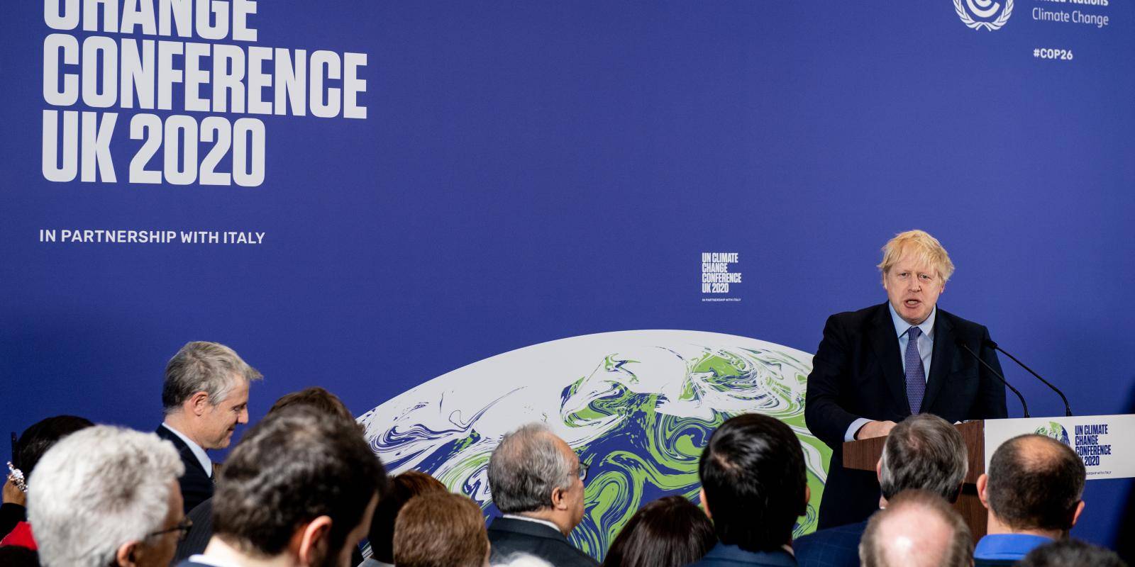 Prime Minister Johnson gives speech at launch of COP26 summit