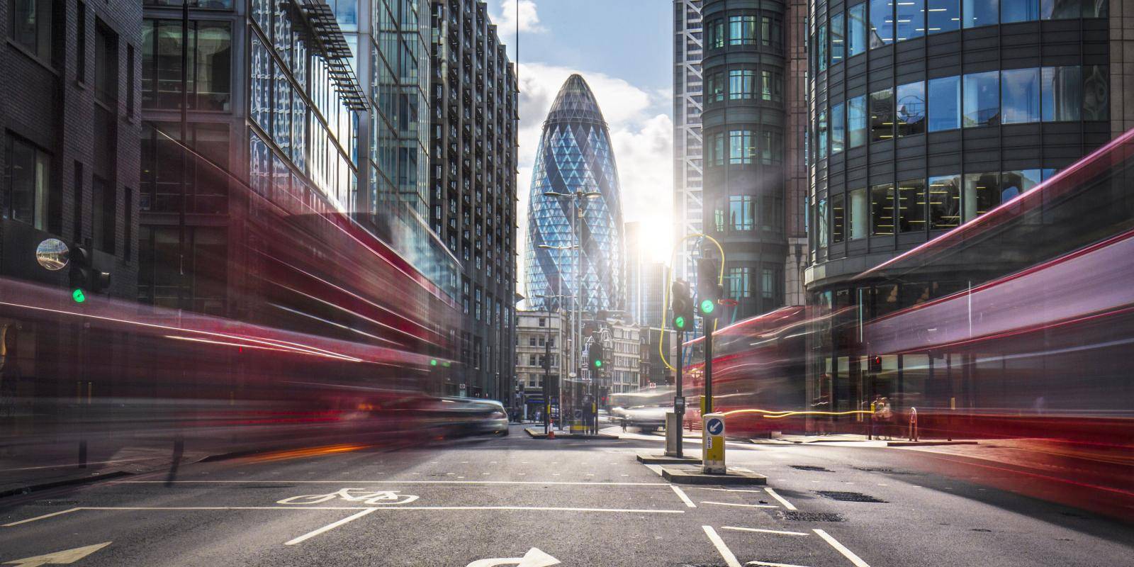 An image of the 30 St Mary Axe building in London