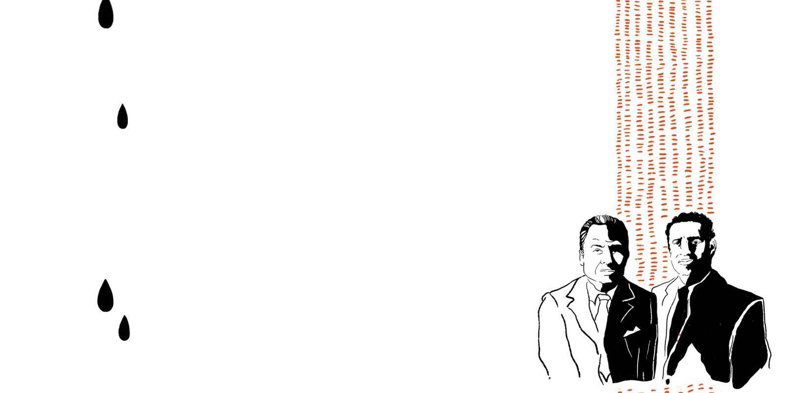 Illustration showing dispute Layas and Zarti.