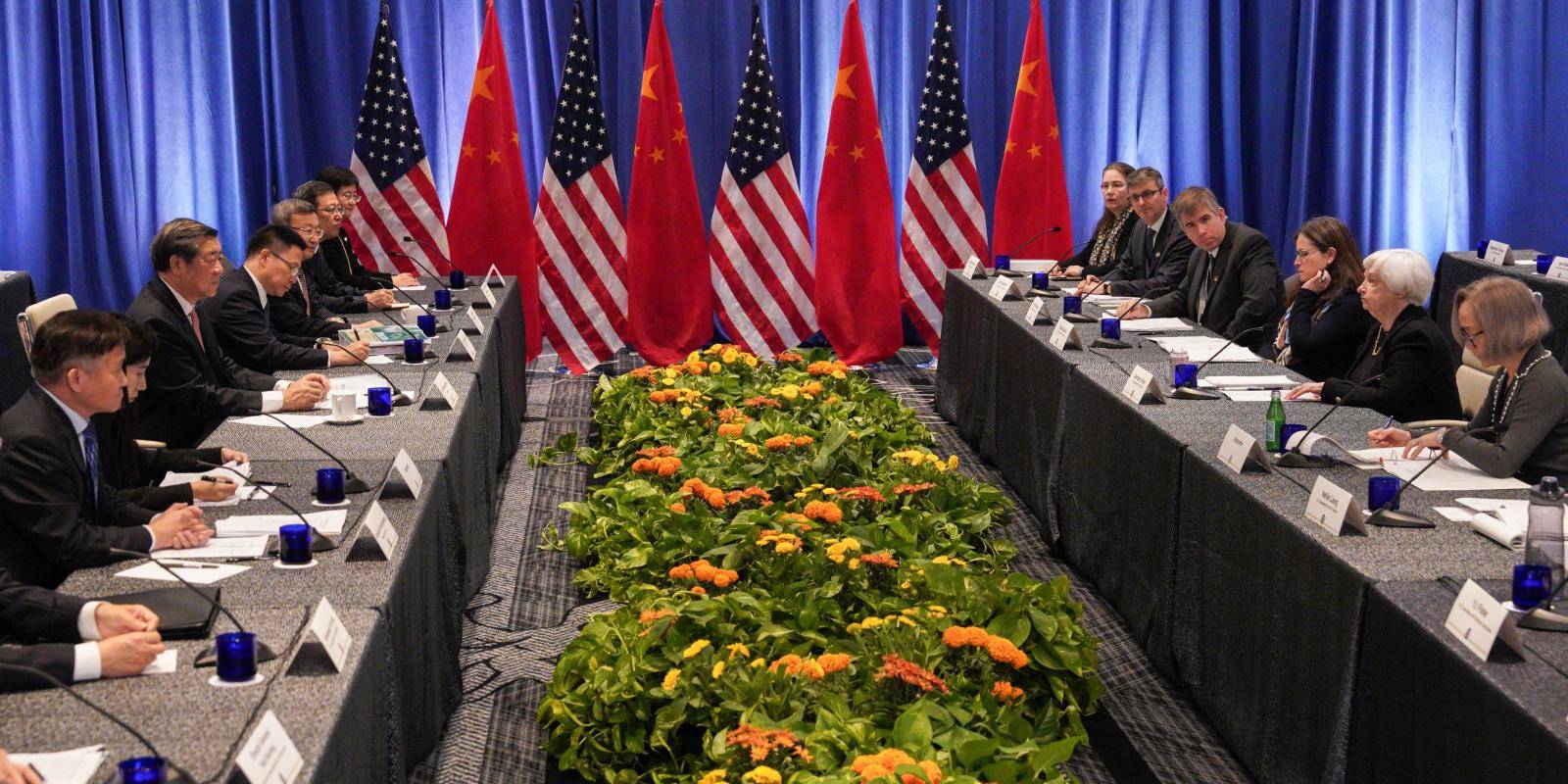 Chinese and US representatives meet in 2023