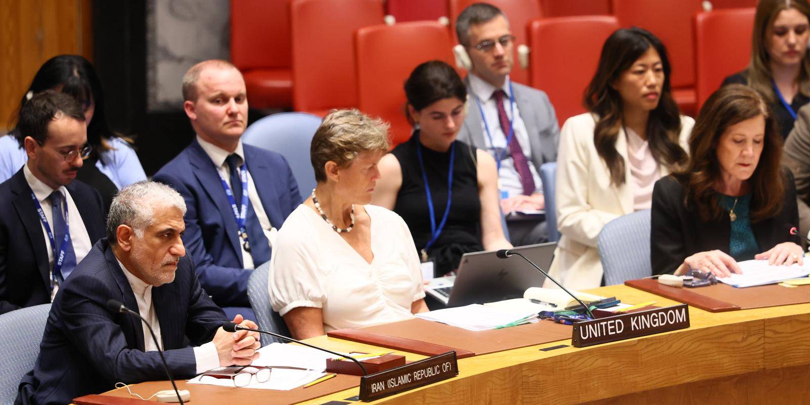 Diplomatic tensions between US, UK, and Iran at the United Nations