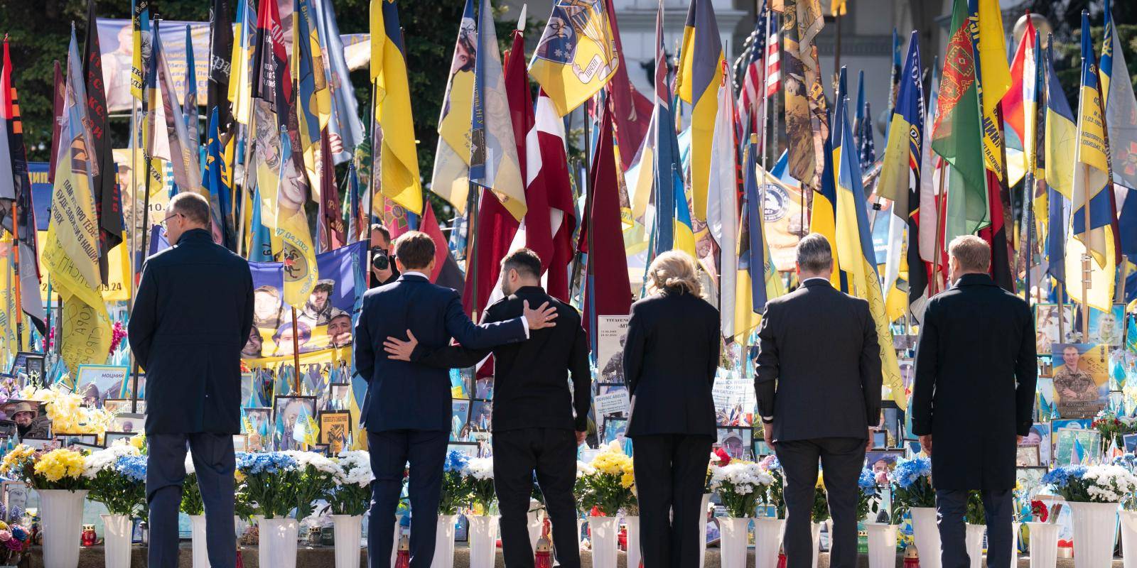 European leaders meet in Ukraine.