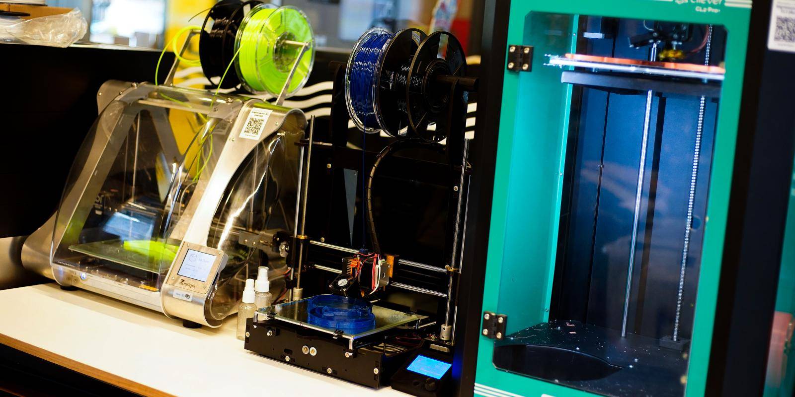 Protective face masks are produced using 3D printing technology in a Fab Lab at Casa Firjan
on 30 March 2020 in Rio de Janeiro, Brazil.
Photo credit: Wagner Meier/ Stringer / Getty Images