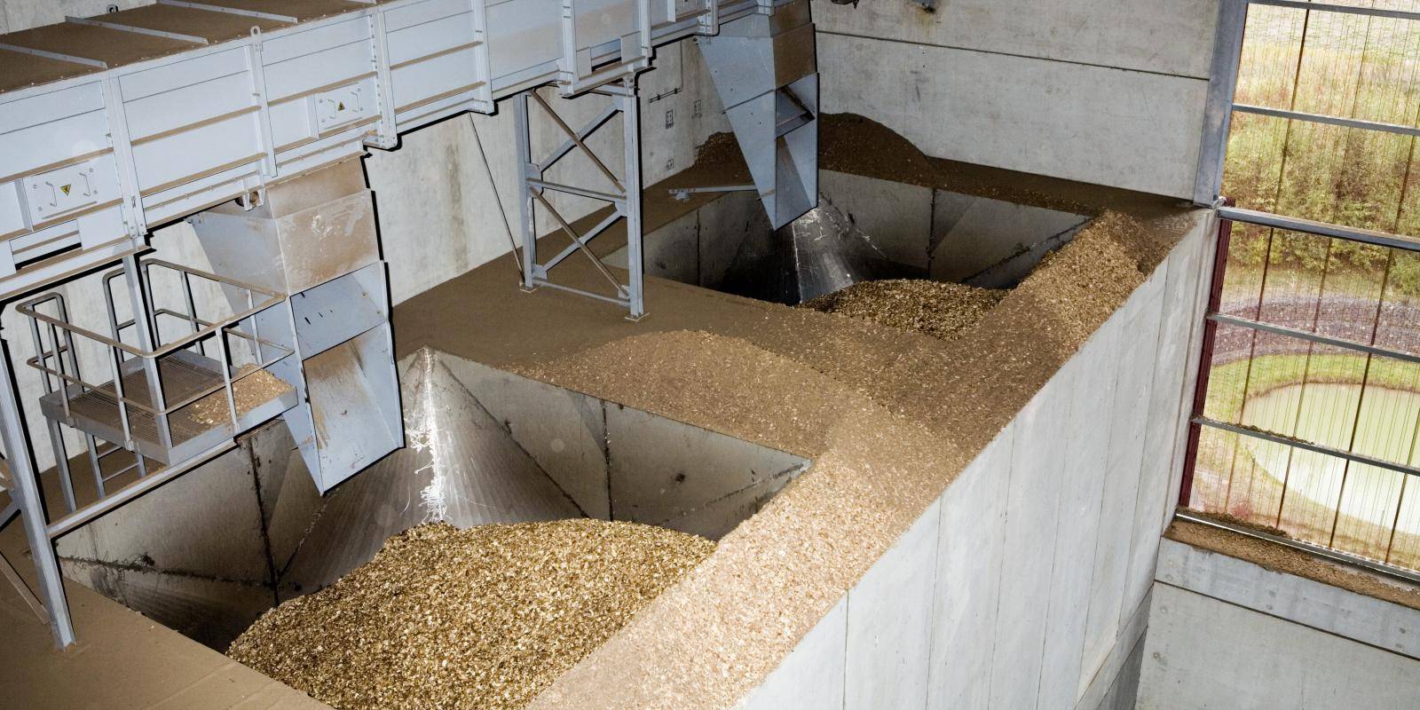 Biomass power station.