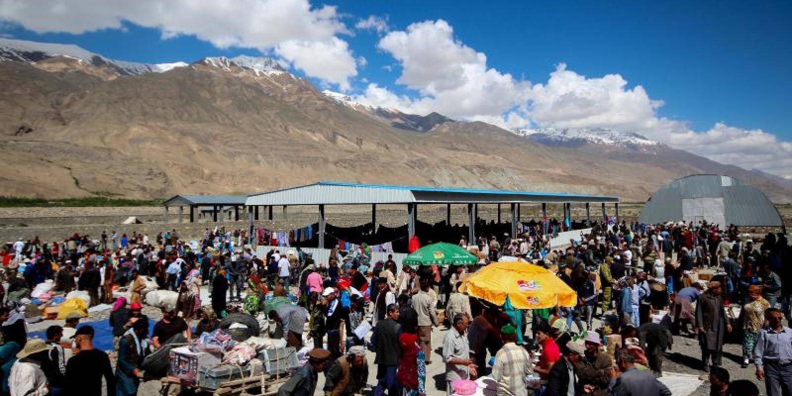 Ishkashim Market, located between the borders of Afghanistan and Tajikistan, June 2012. Photo: Stephen Lioy