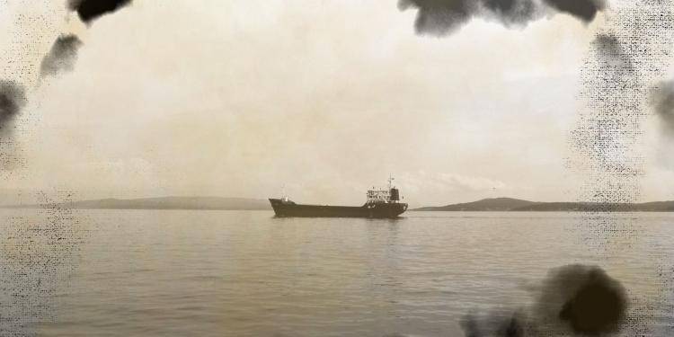 Tanker at sea