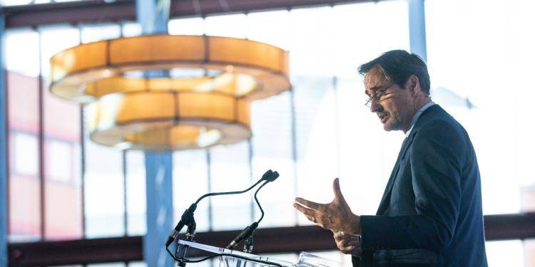 Sir Robin Niblett at the Chatham House London Conference. Picture by Suzanne Plunkett