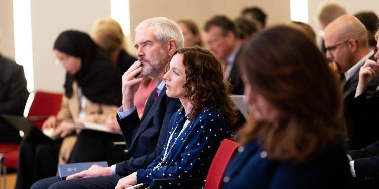 Delegates at a Chatham House event