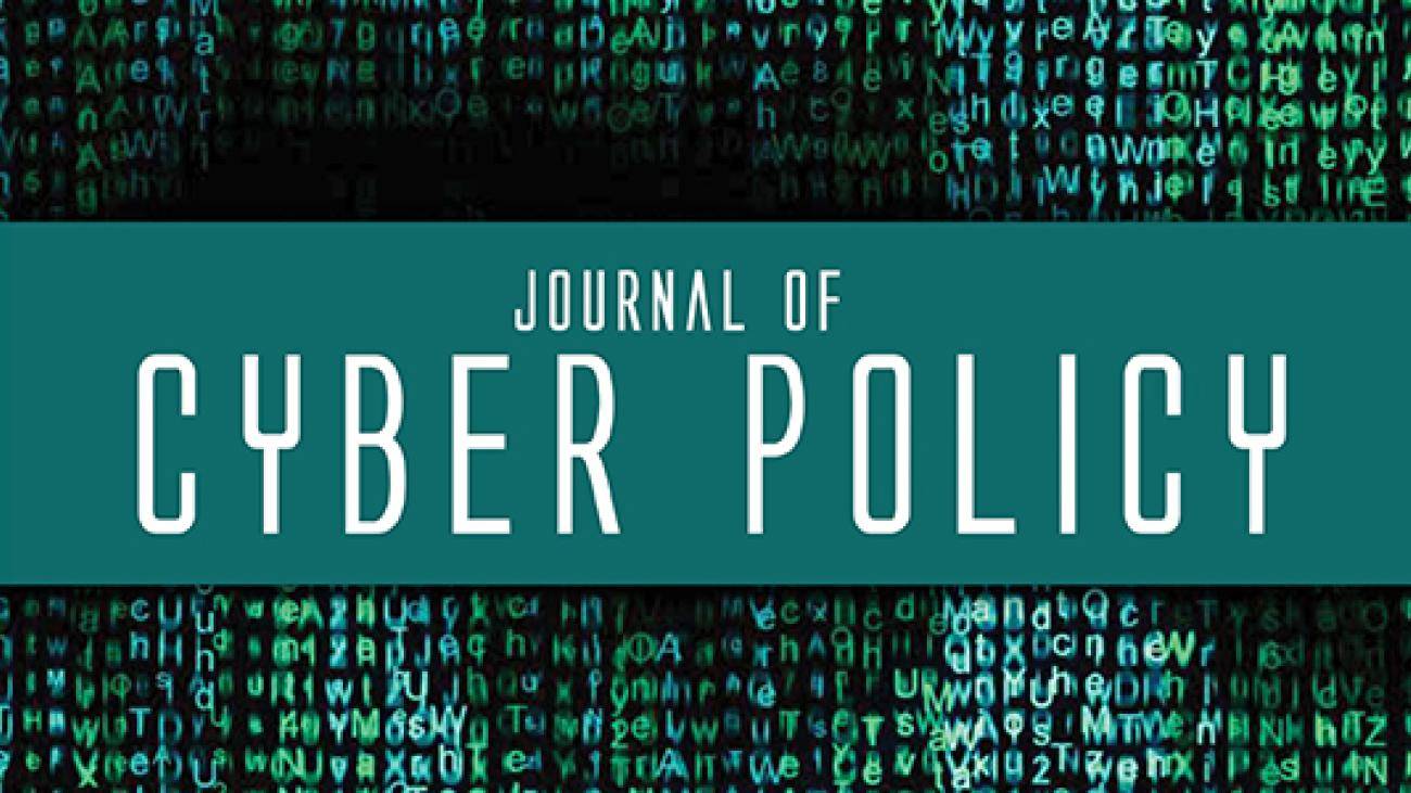 Journal of Cyber Policy Chatham House International Affairs Think Tank