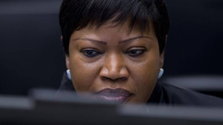 ICC prosecutor, Fatou Bensouda, looks on before the start of the trial at the International Criminal Court at the Hague. Photo: Getty Images.
