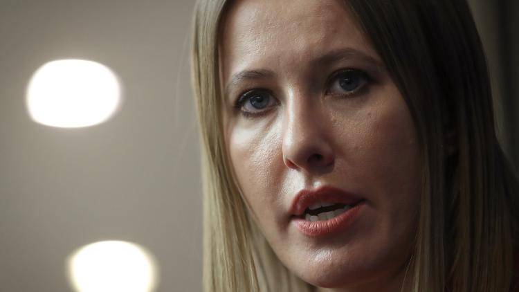 Russian presidential candidate Ksenia Sobchak 2018