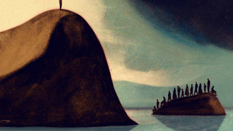Illustration from the cover of The World Today magazine, December-January 2021/22 issue