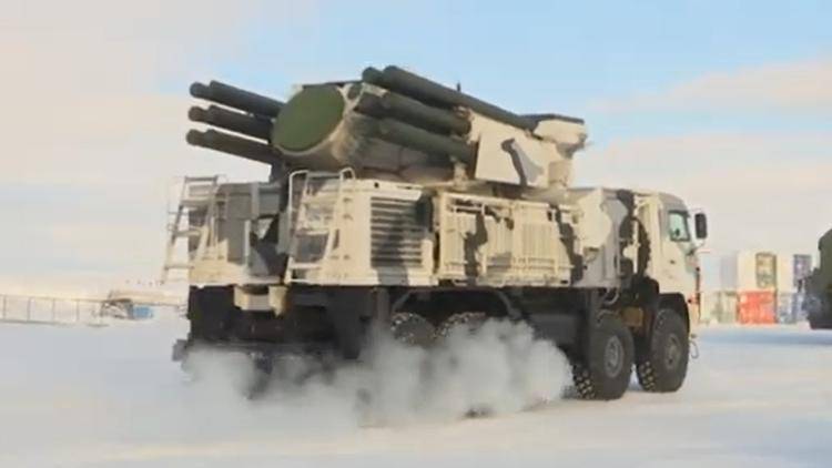 Screengrab from Russia military Arctic video