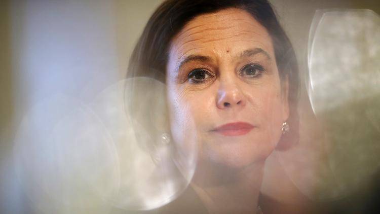Headshot of Sinn Fein President Mary Lou McDonald.