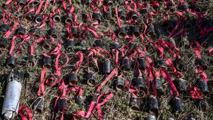 Unexploded cluster bombs