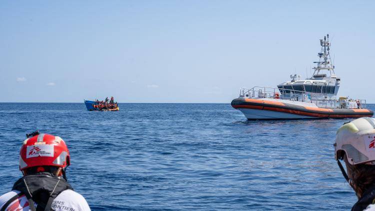 Libya migrant boat rescue