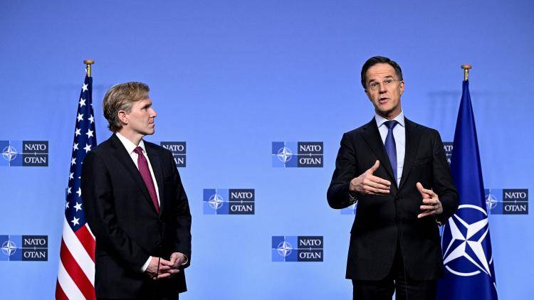  Elbridge Colby and Mark Rutte at NATO Summit