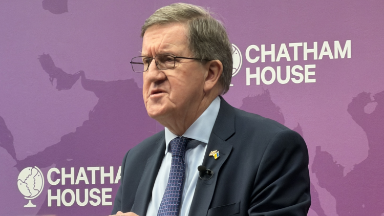 Lord Robertson speaking at Chatham House