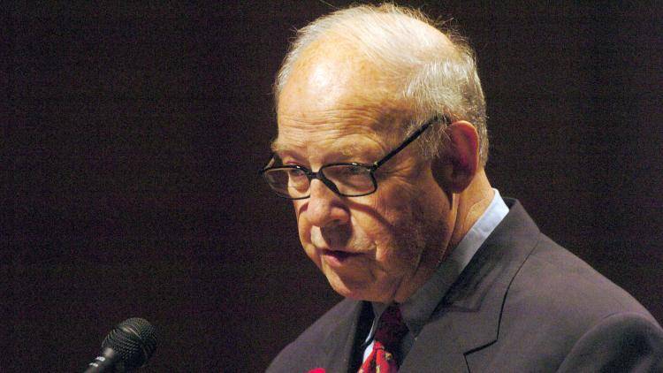 Dr. Hans Blix gives a lecture to The Vancouver Institute, University Of British Columbia, 2004