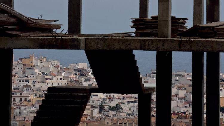 A building site abandoned in Almeria, southern Spain. Photo: Jasper Juinen/Getty Images