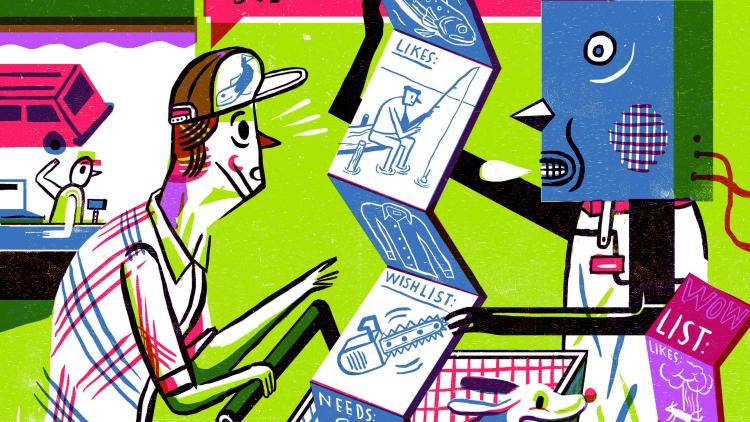 Companies are crunching Big Data and winning a competitive advantage. Illustration: Jakob Hinrichs
