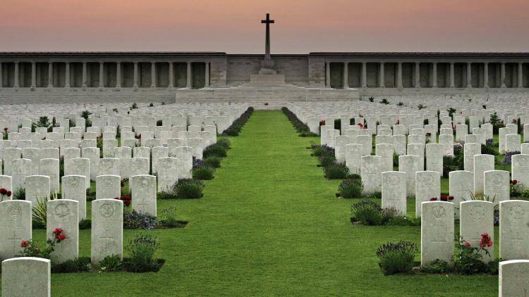 Pozières Memorial where soldiers killed in the Battle of the Somme lie. Photo: Scott Barbour/Getty