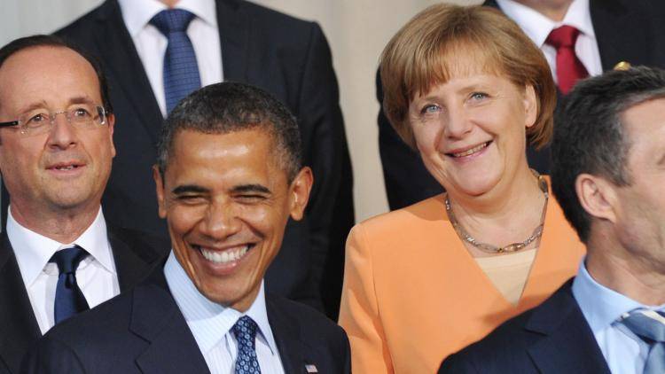 All smiles, but President Obama expects his European allies to be less reliant on America's military might. Photo: Mandel Ngan/AFP/Getty Images