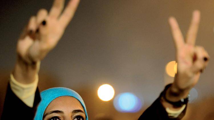 An Egyptian protestor in Cairo's Tahrir Square on December 23, 2011. Photo: Filippo Monteforte/AFP/Getty Images