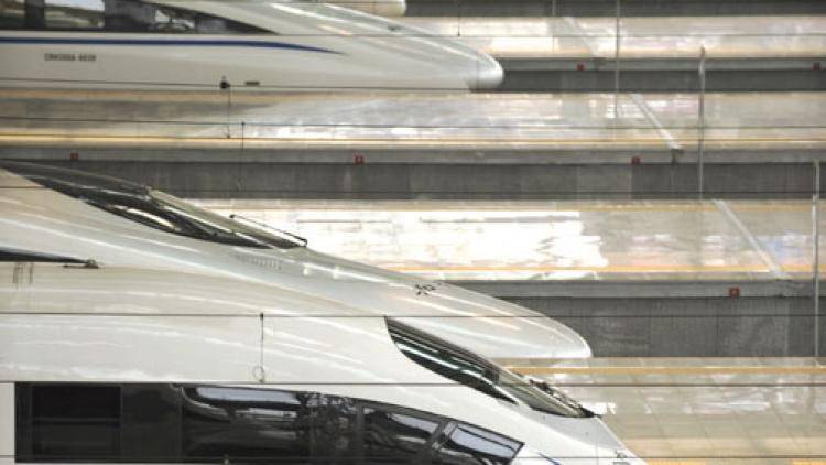 China's fleet of Bullet trains has cut journey times between Beijing and Guangzhou