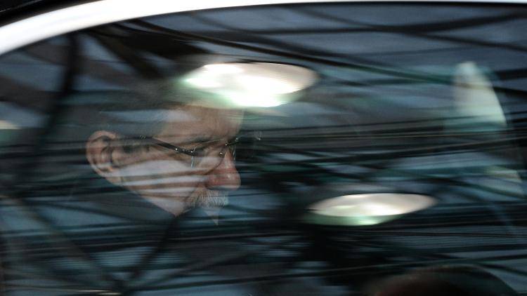 Turkish Prime Minister Ahmet Davutoglu arrives on the second day of the European Union summit in Brussels to discuss the ongoing refugee crisis