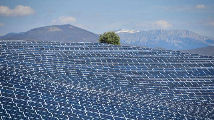 A solar farm in 