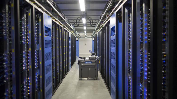 Facebook’s data storage centre in Lulea, Sweden, near the Arctic Circle