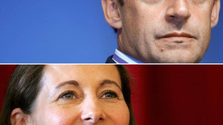 Candidates to French Presidential election: right-wing leader Nicolas Sarkozy and socialist Segolene Royal