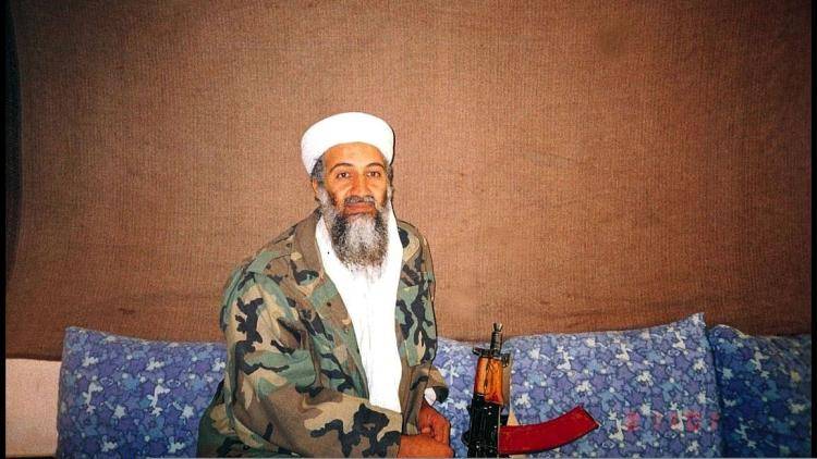 The Al-Qaeda leader, Osama bin Laden, pictured in November 2001 near Kabul