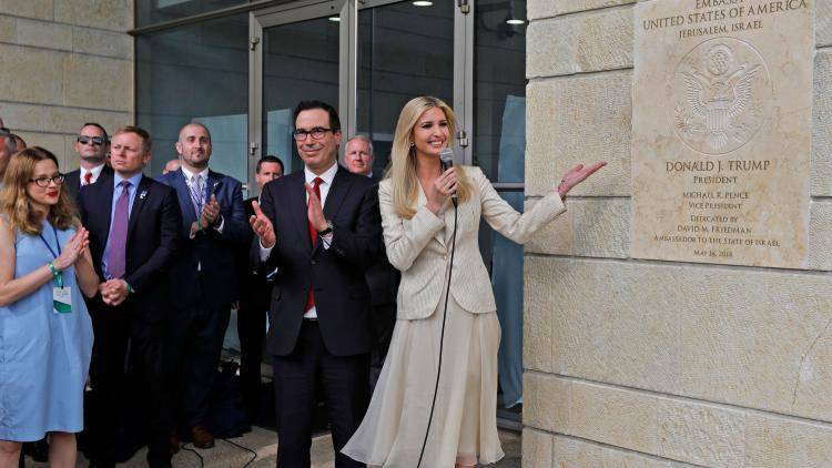 Ivanka Trump opens the new US embassy in Jerusalem