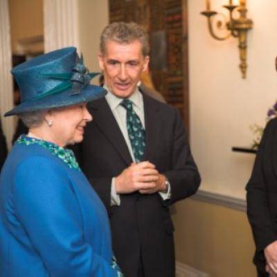 HM The Queen at Chatham House during her birthday celebrations in 2006.