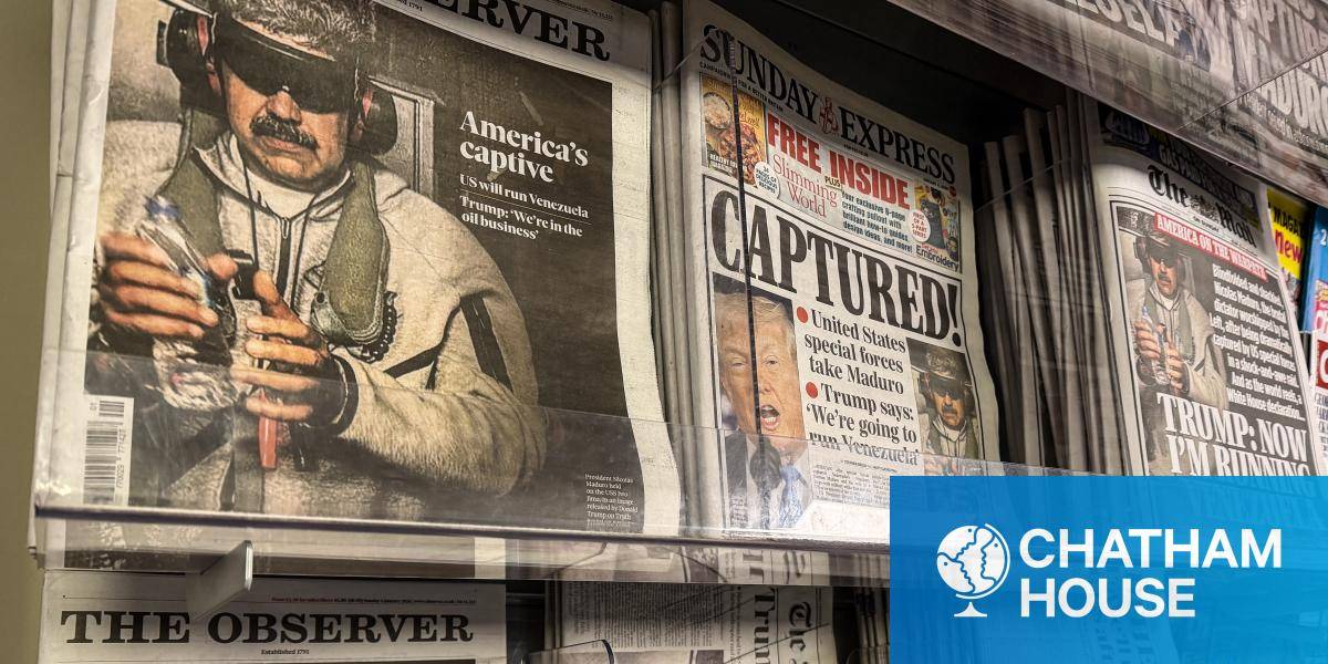The capture of Venezuelan President Nicolás Maduro in newspaper headlines