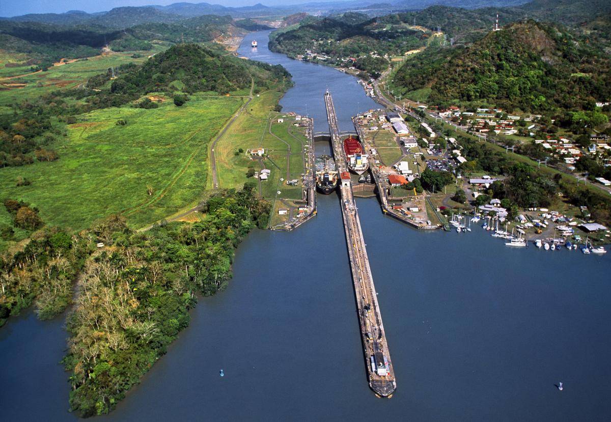 Pedro Miguel locks along the Panama Canal. Photo: Gonzalo Azumendi via Getty Images.