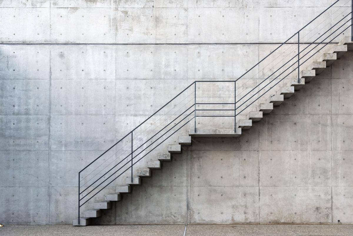 Staircase, Benesse Museum House, Naoshima, Japan. Copyright © Education Images/UIG via Getty Images.