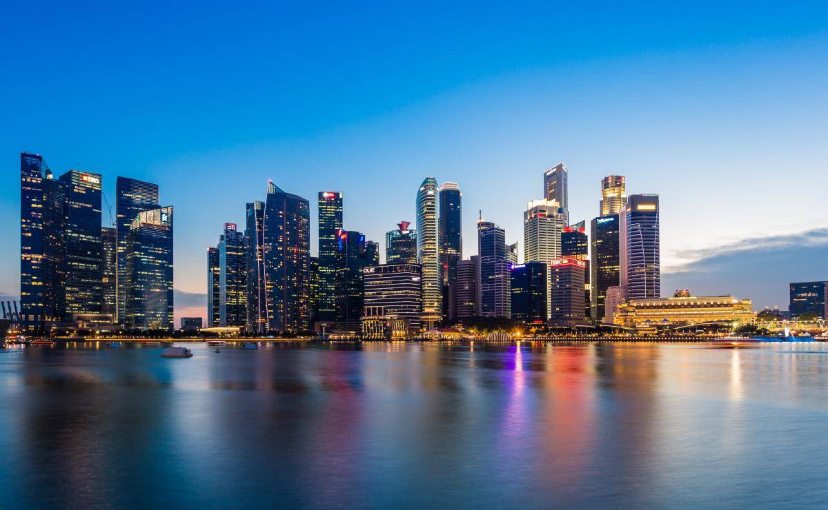 Singapore skyline at sunset, 2016. Photo: Rustam Azmi/Contributor/Getty Images