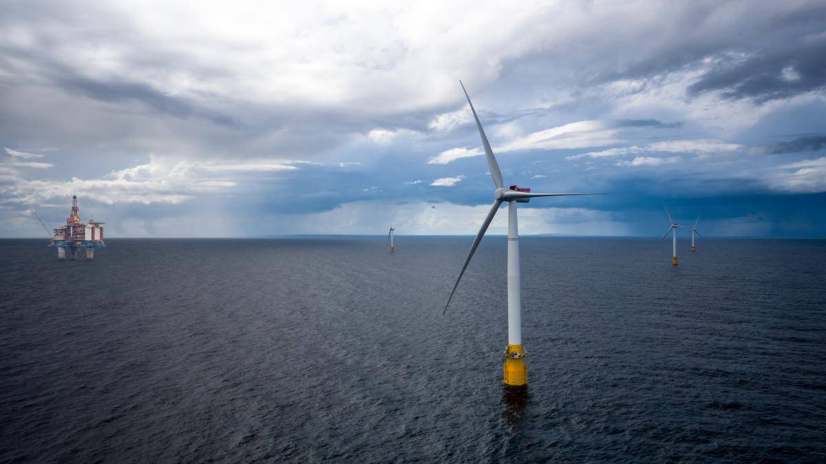 Equinor’s Hywind Tampen project. Photo: Equinor