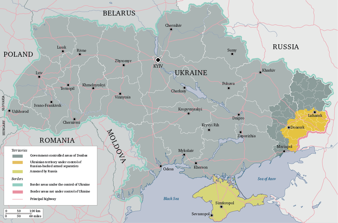 Map 1: Ukraine