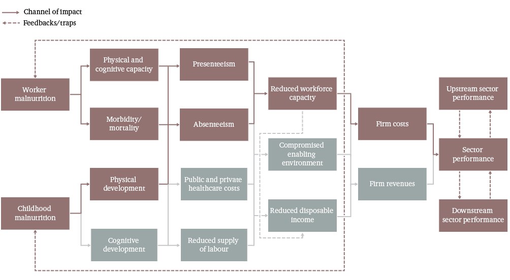 Figure 14: The modelling analysis does not include some potential channels of impact