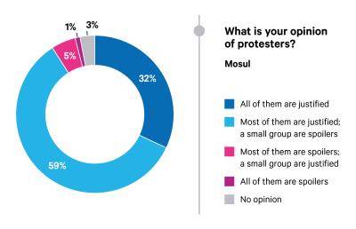 Iraq Survey - What is your opinion of protestors - Mosul
