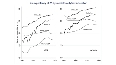Life expectancy at 25