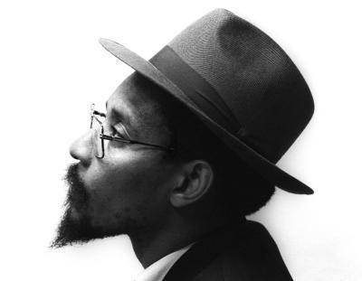 Profile portrait of Linton Kwesi Johnson