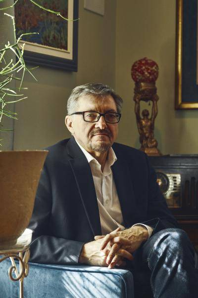 Portrait of Ukrainian historian Serhii Plokhy