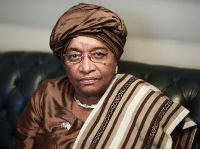 Portrait of Ellen Johnson Sirleaf, former president of Liberia, taken at Chatham House by&nbsp;Ander McIntyre 