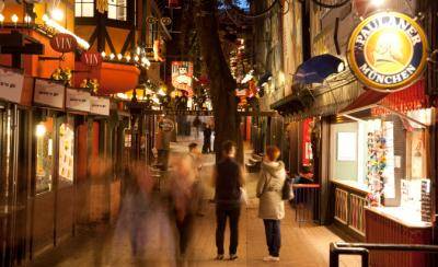 Shoppers in Tivoli Gardens, Copenhagen. Danes pay some of the world's highest taxes, with VAT at 25 per cent. Photo: Getty Images/Robert Harding World Imagery