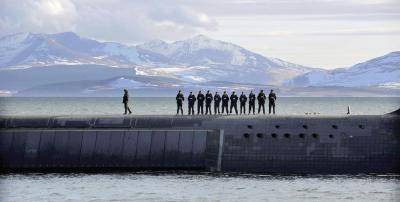 The Trident submarine, HMS Victorious. Britain’s defence budget is under strain